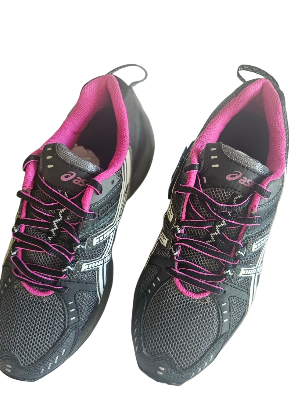 Asics Gel Venture womens size 8 Gray/pink New In Box